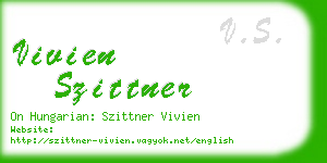 vivien szittner business card